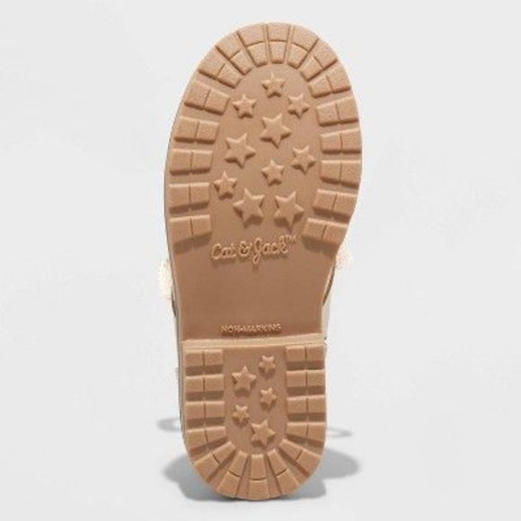 Toddler Girls' Giovanna Metallic Lace-Up Zipper Combat Boots - Cat & Jack R - Picture 3 of 3